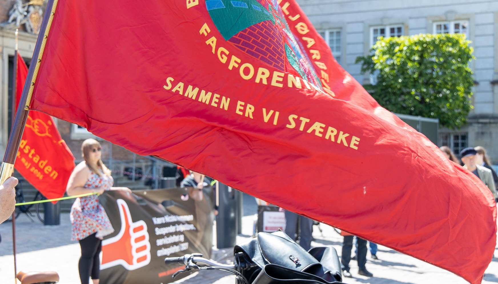 Fagforeninger Og Brugerorganisationer Demonstrerer Mod Budgetlov